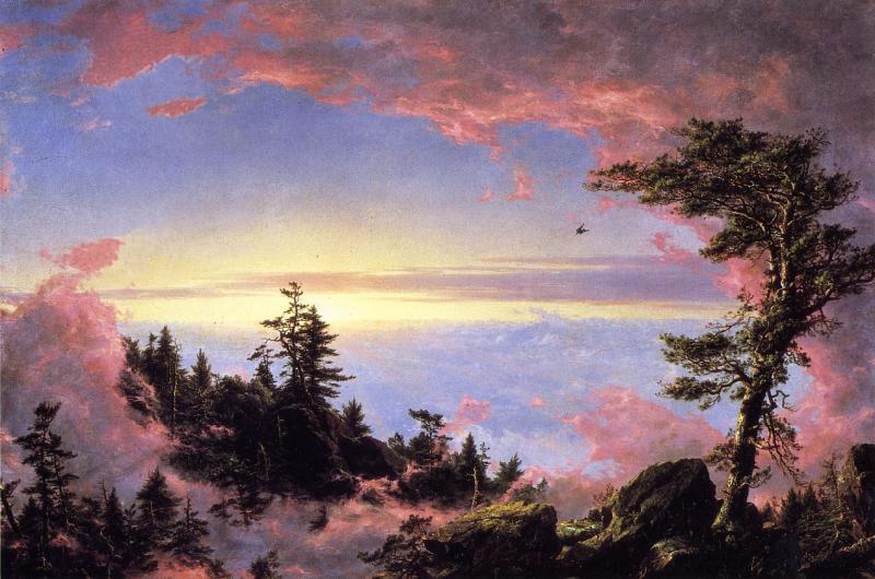 Frederic Edwin Church Above the Clouds at Sunrise oil painting image